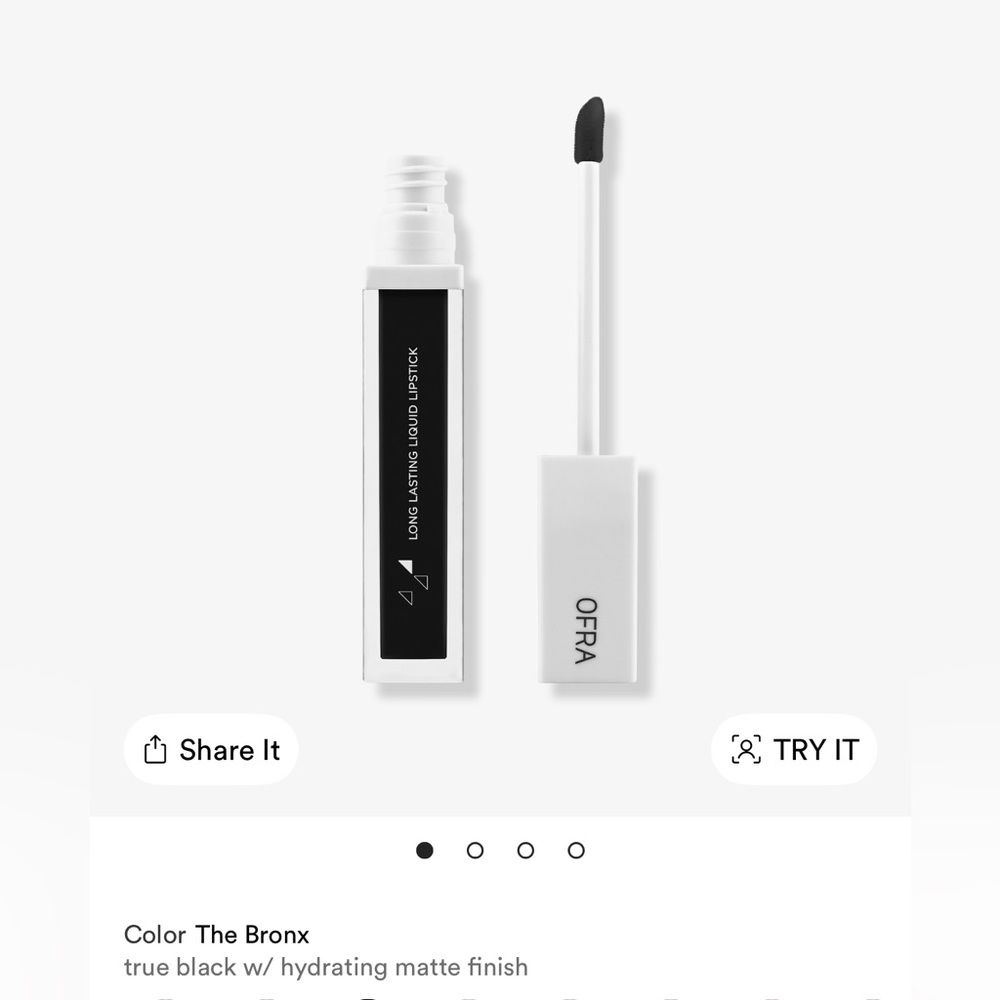 Ofra liquid lipstick the Bronx - black NIB